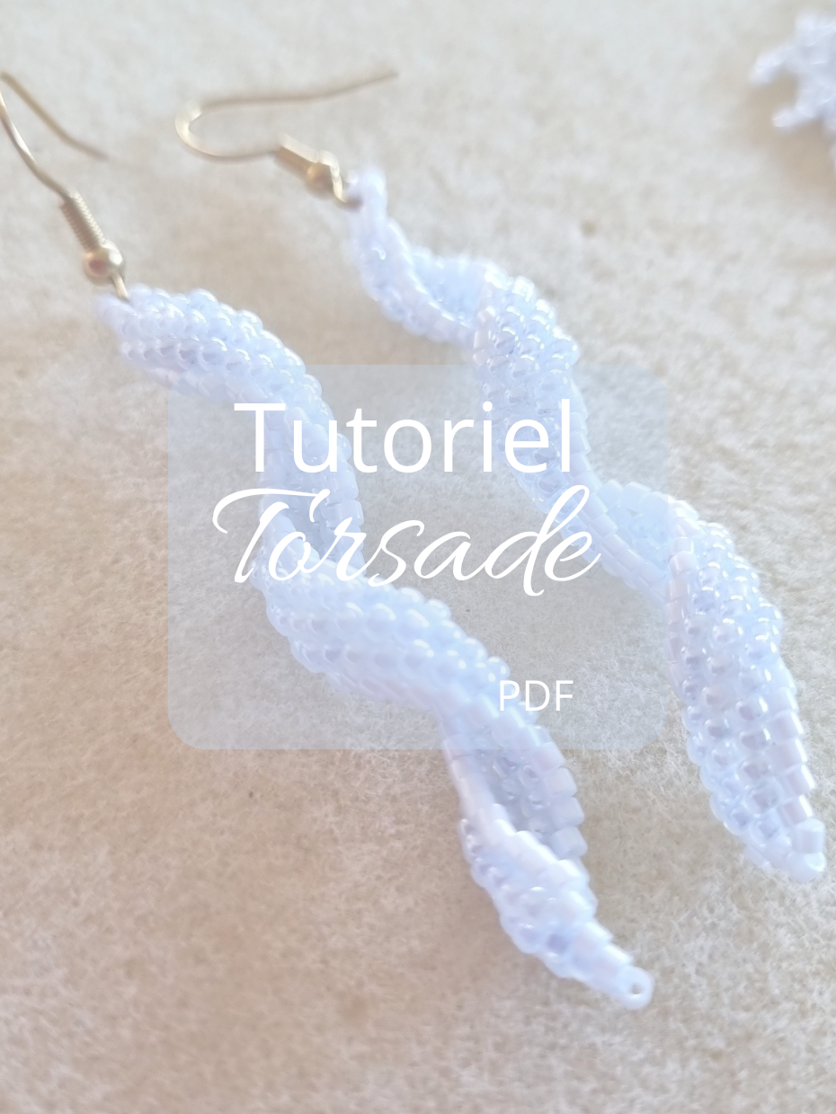Tutoriel PDF Boucles d'oreilles torsades